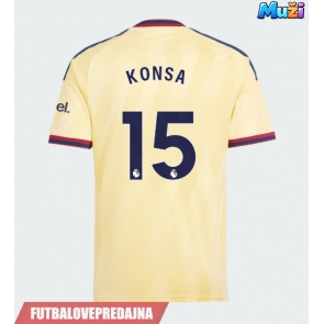 Lacne Muži Futbalové dres Arsenal Ezri Konsa #15 2026-27 Krátky Rukáv - Tretina